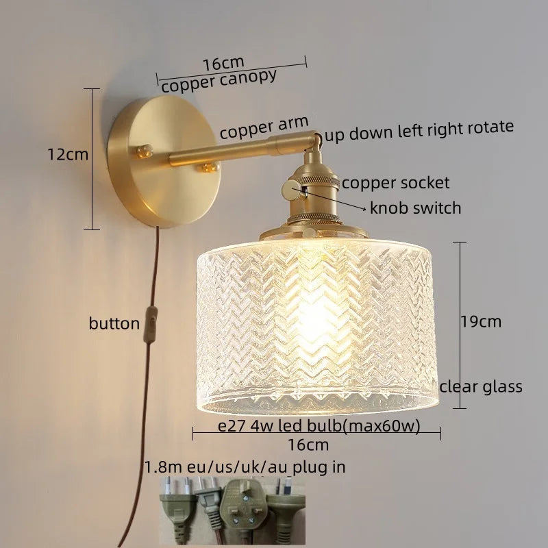 Glass LED Wall Lamps