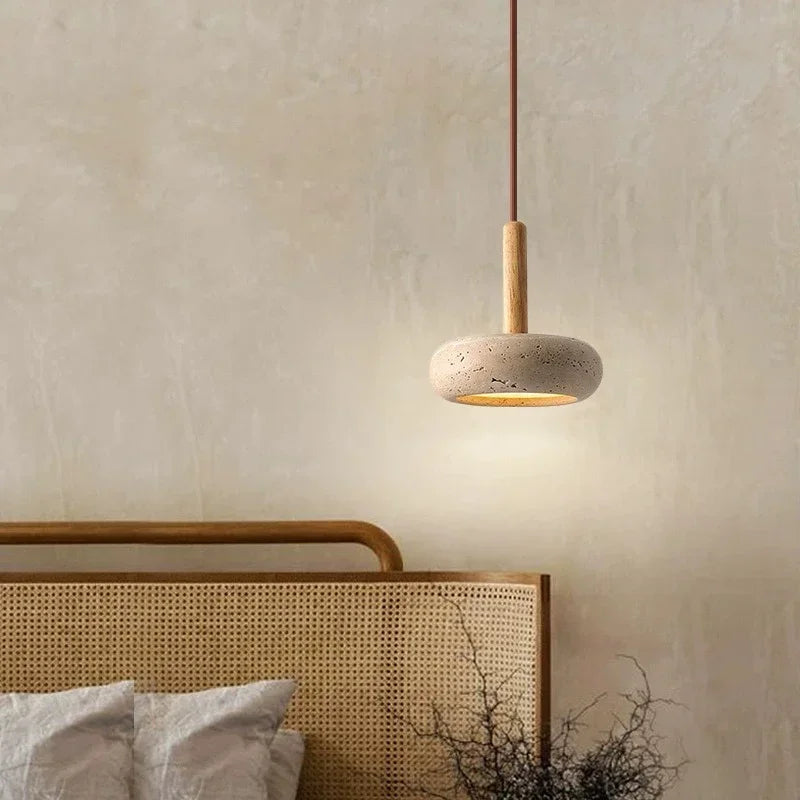Travertine Pendant Light