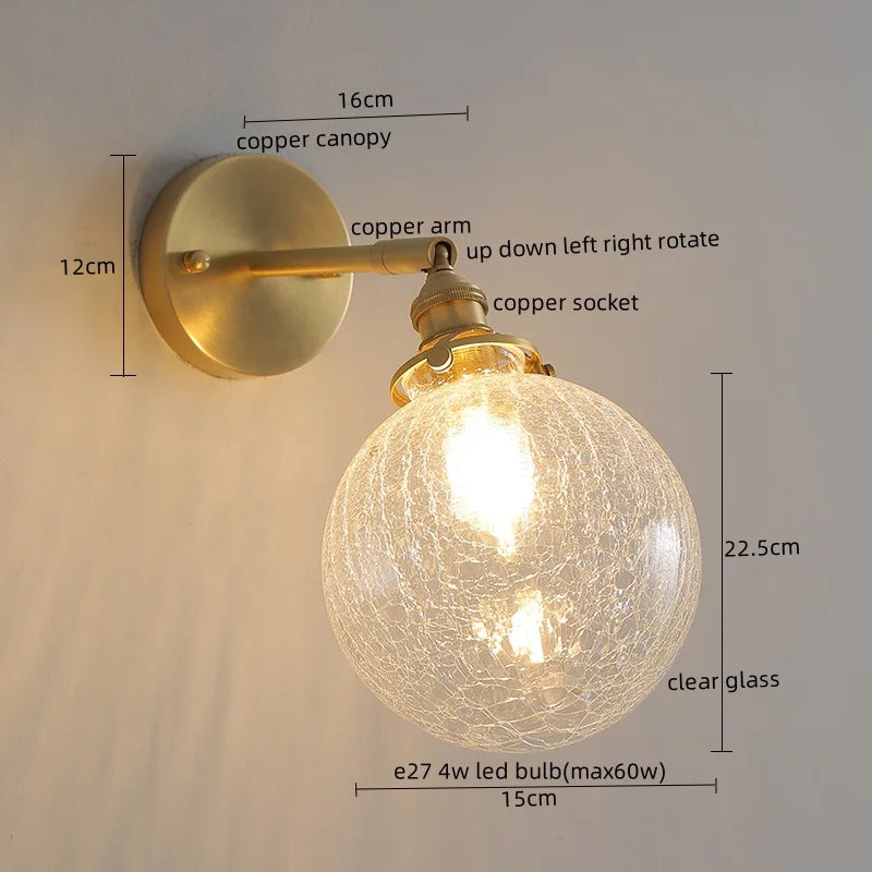 Glass LED Wall Lamps