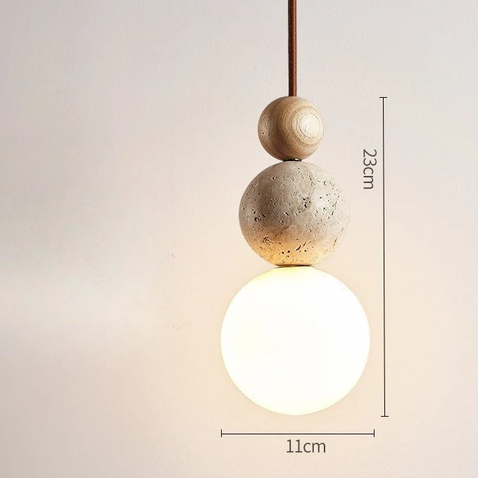 Travertine Pendant Light