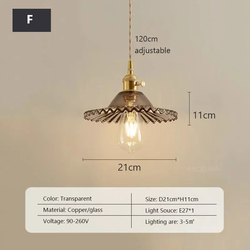 Retro Glass Chandeliers