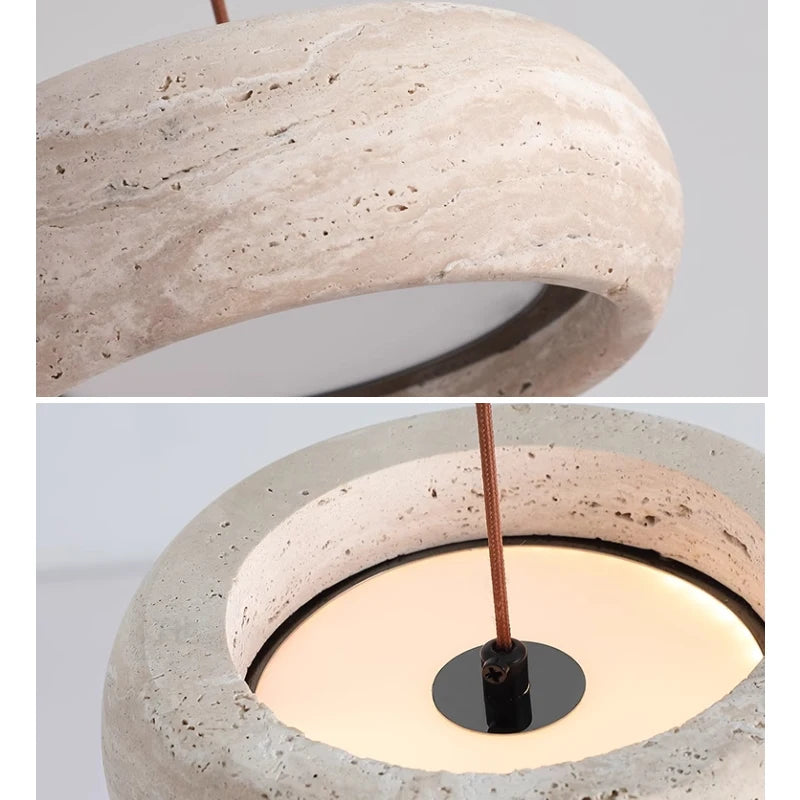 Modern Travertine Pendant Lights