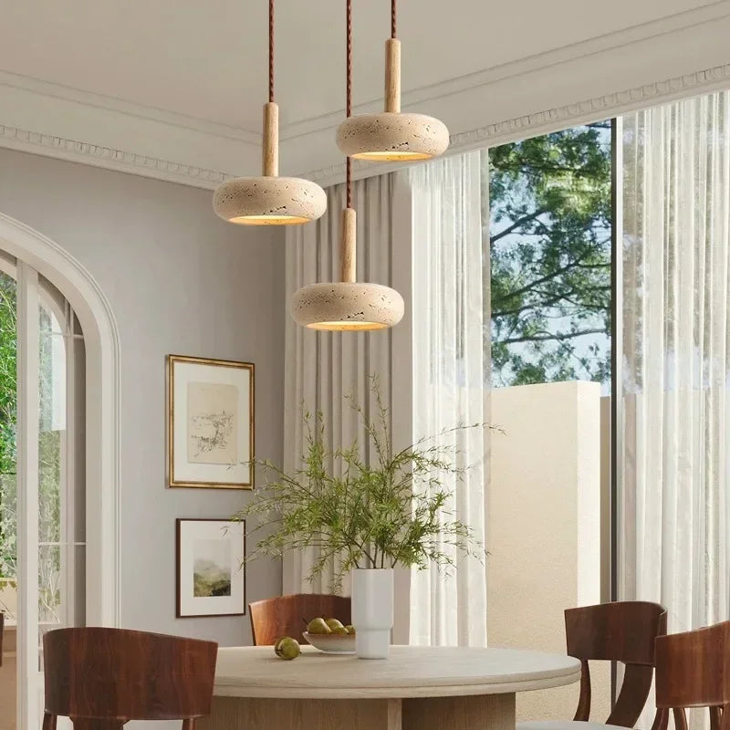Travertine Pendant Light