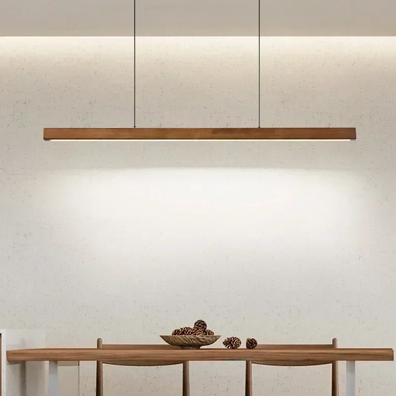 Modern LED Pendant Light Wood