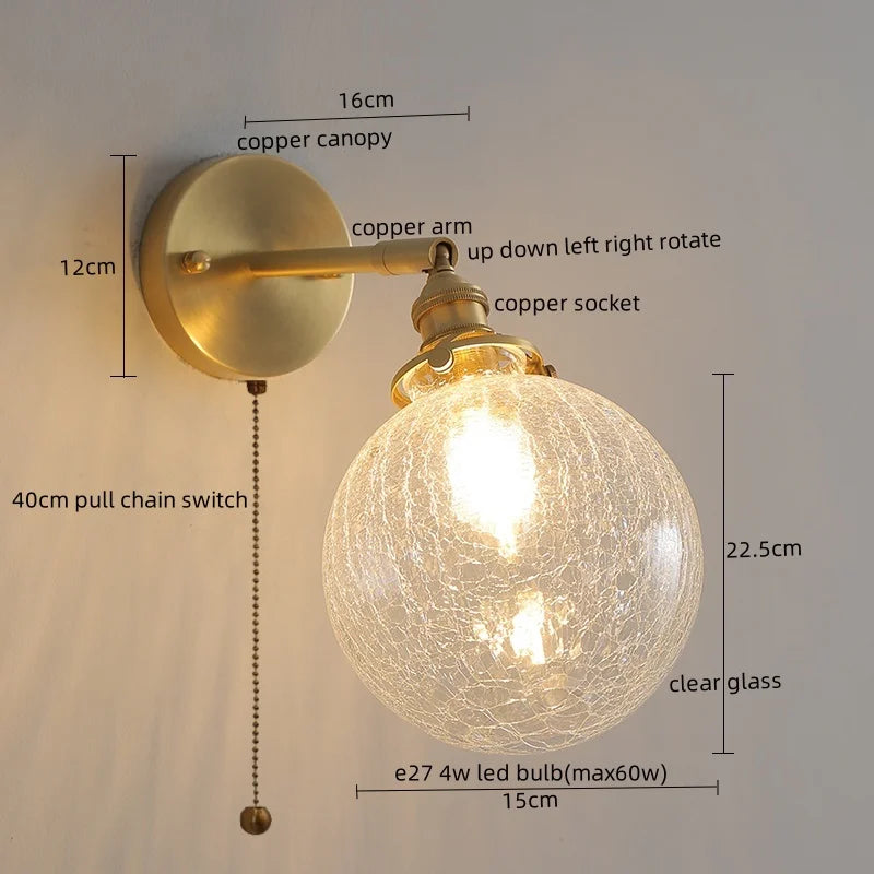 Glass LED Wall Lamps
