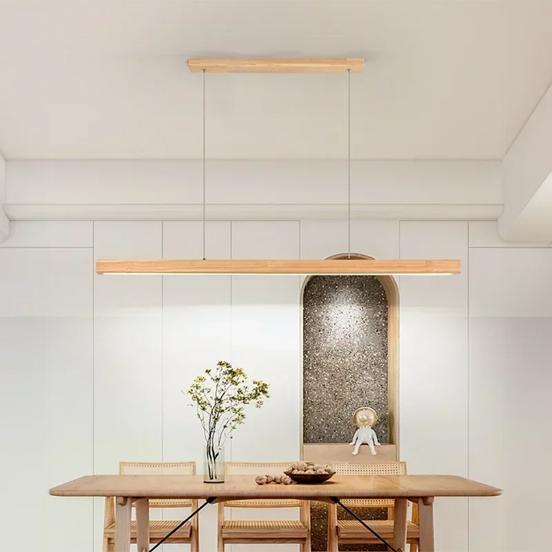 Modern LED Pendant Light Wood