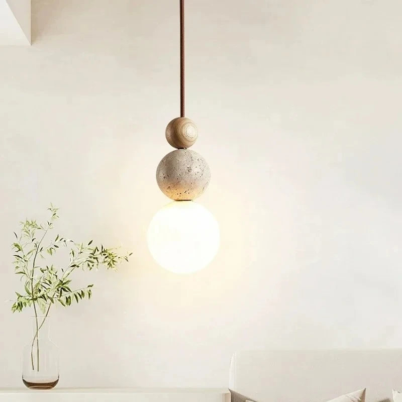 Travertine Pendant Light