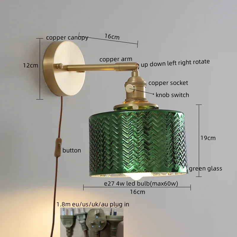 Glass LED Wall Lamps