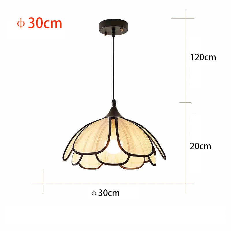 Vintage Style Hand-Woven Lotus Chandelier