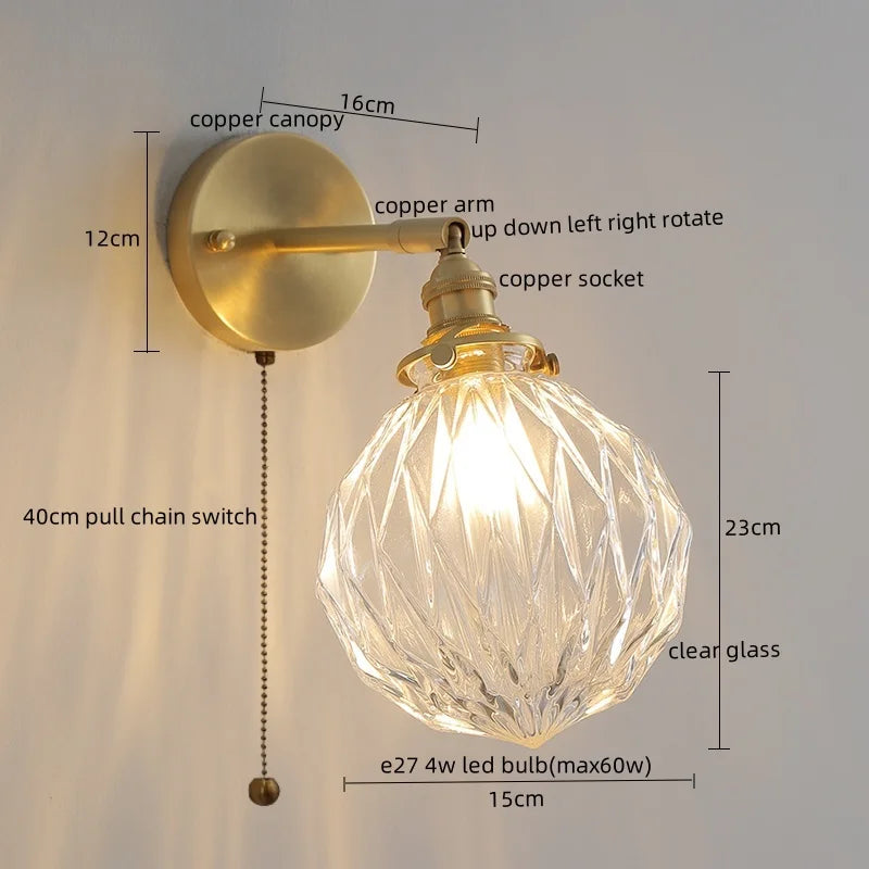Glass LED Wall Lamps