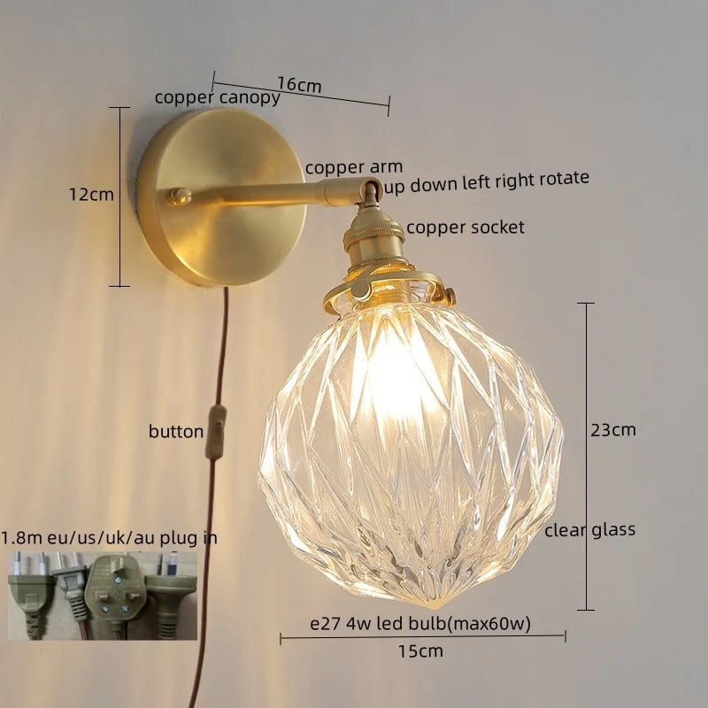 Glass LED Wall Lamps