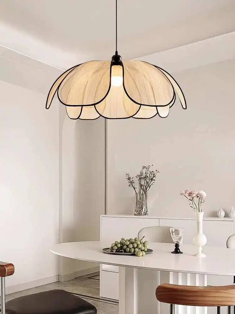 Vintage Style Hand-Woven Lotus Chandelier