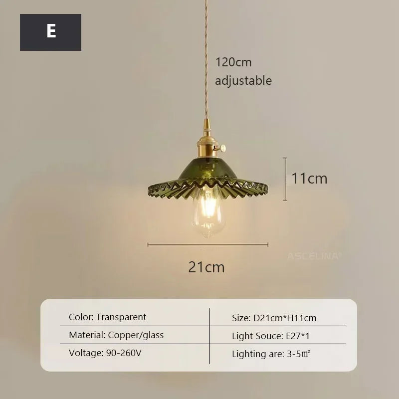 Retro Glass Chandeliers