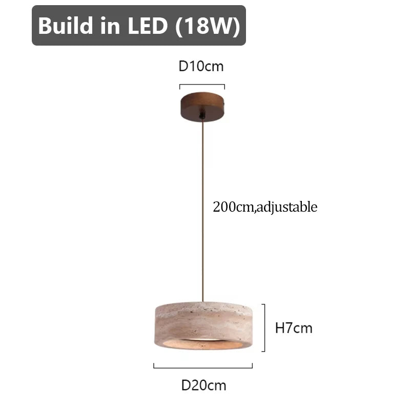 Modern Travertine Pendant Lights