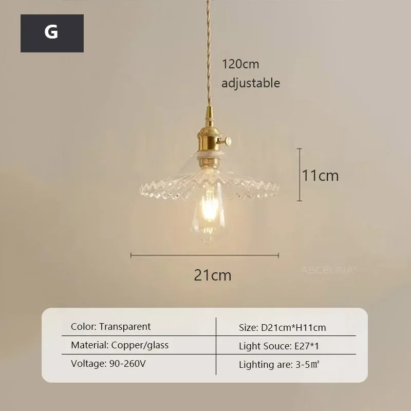 Retro Glass Chandeliers