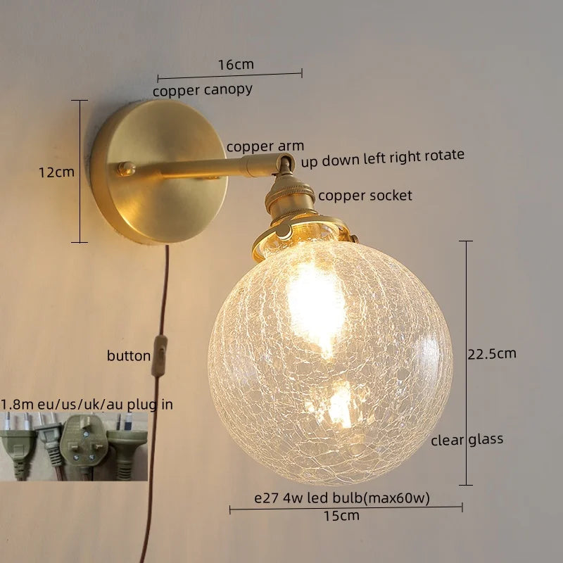 Glass LED Wall Lamps