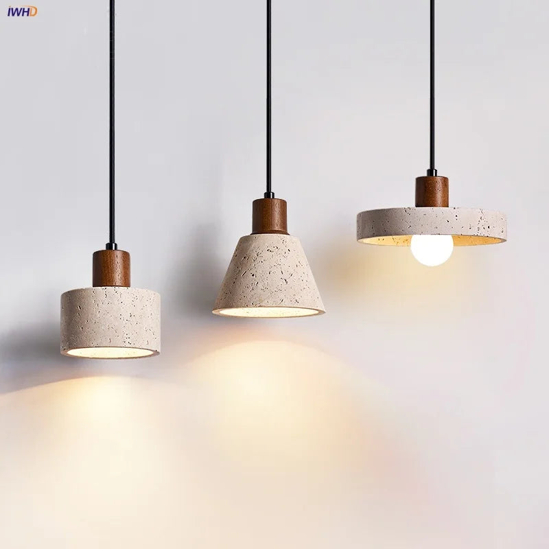 Travertine LED Pendant Lights
