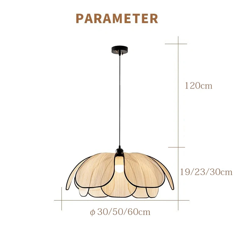 Vintage Style Hand-Woven Lotus Chandelier