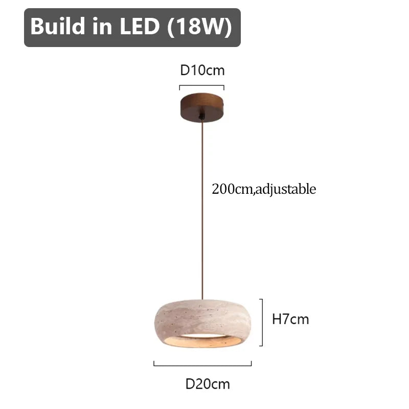 Modern Travertine Pendant Lights