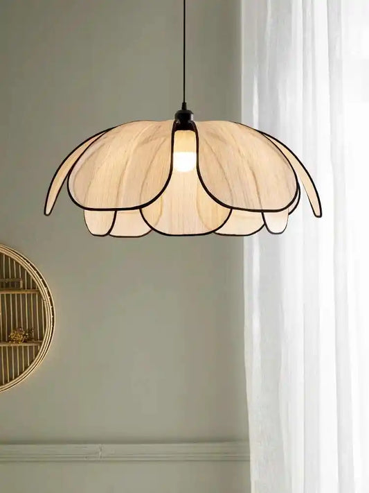 Vintage Style Hand-Woven Lotus Chandelier