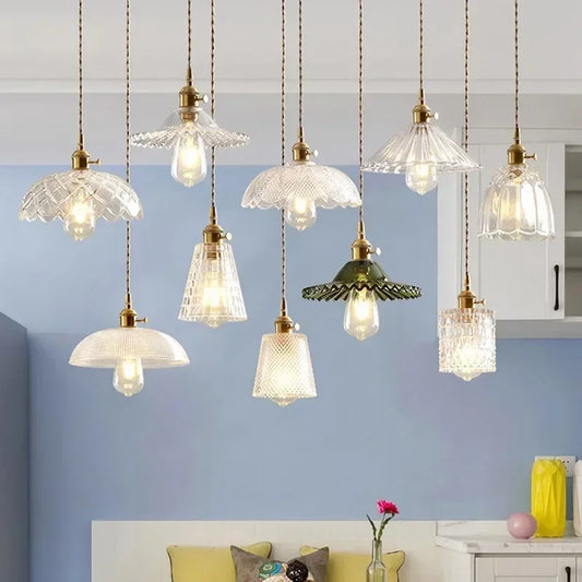 Retro Glass Chandeliers