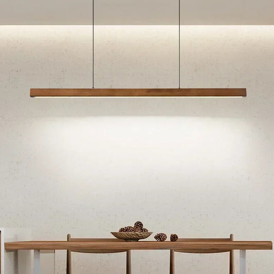 Modern LED Pendant Light Wood