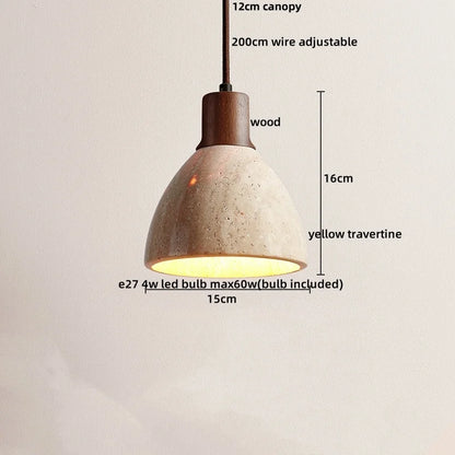 Travertine LED Pendant Lights