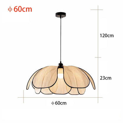 Vintage Style Hand-Woven Lotus Chandelier