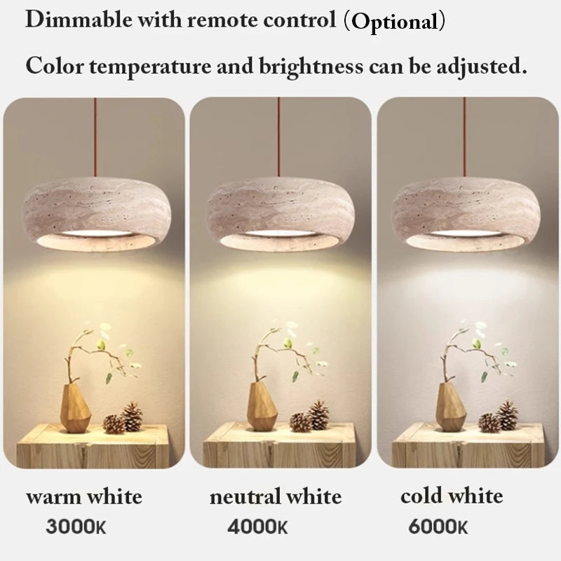 Modern Travertine Pendant Lights