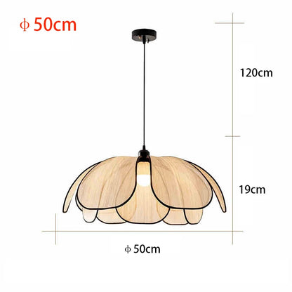 Vintage Style Hand-Woven Lotus Chandelier
