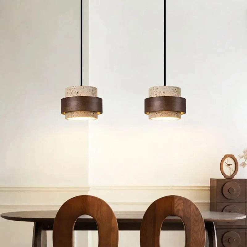 Travertine Pendant Light