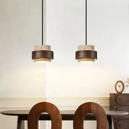 Travertine Pendant Light
